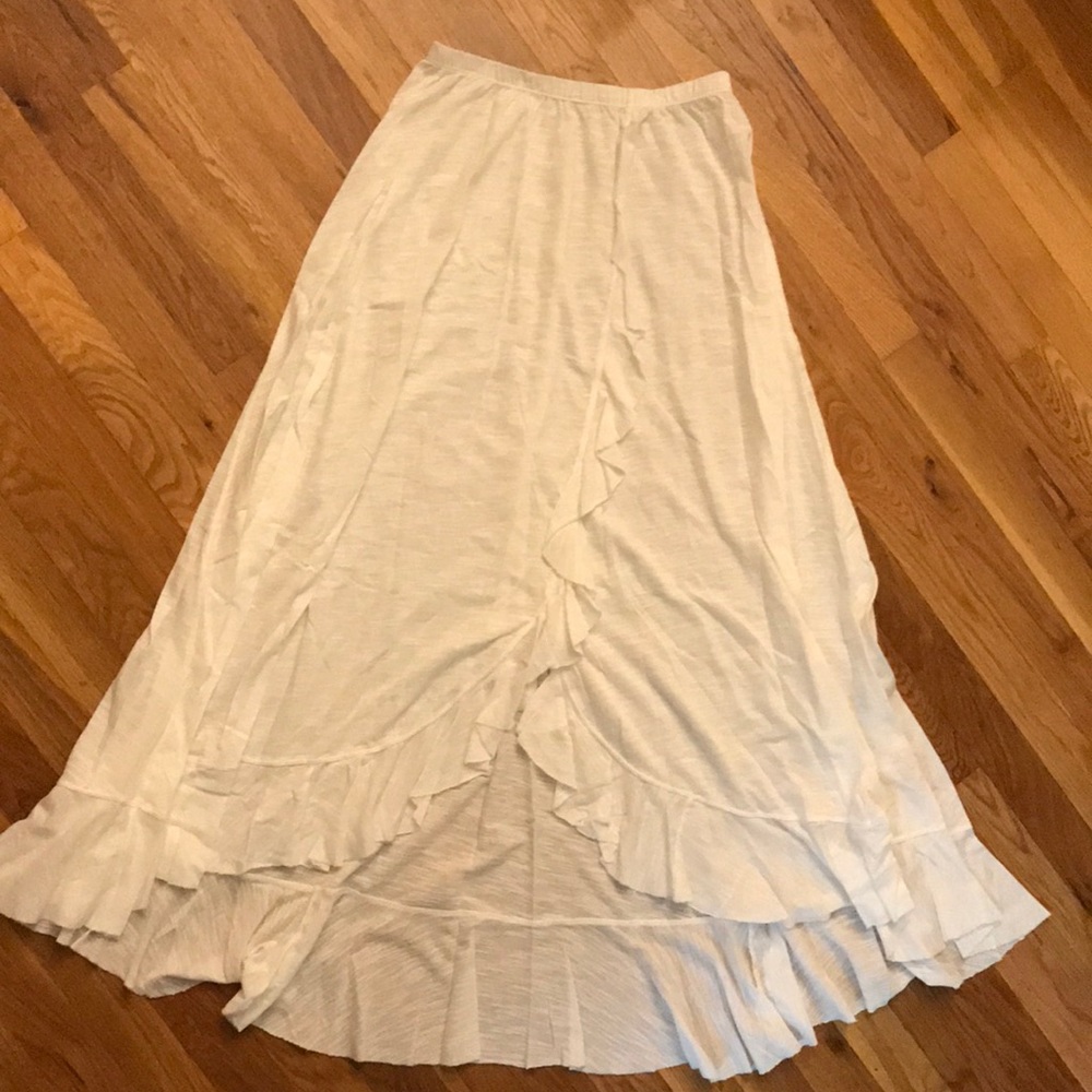 Free People White Beach Skirt Cover up